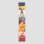 5 Pocket Slat Wall Display